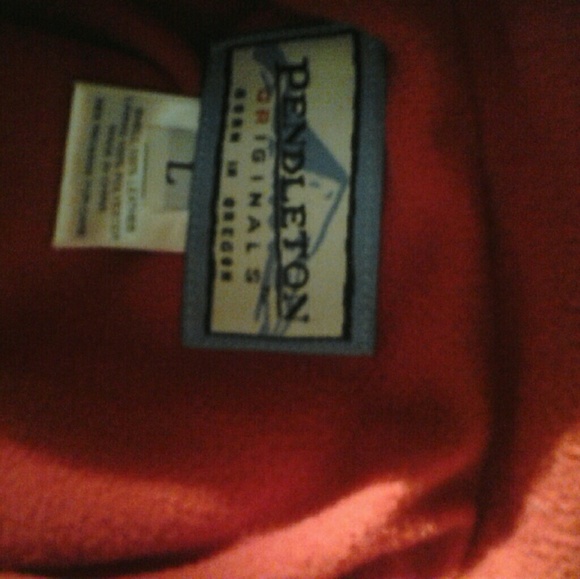 Pendleton Genuine Leather Red Black  Bikers Vest - Picture 6 of 7